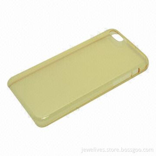 PC Case, Used for iPhone 5C, Yellow with UV Coating